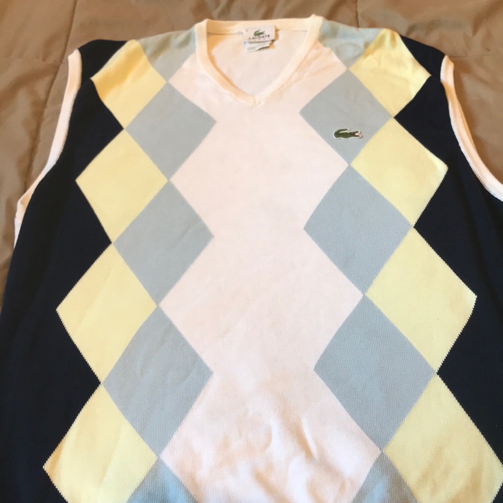 Lacoste V neck sweater vest